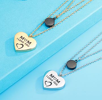 Double Layered - I Love You Mum Necklace