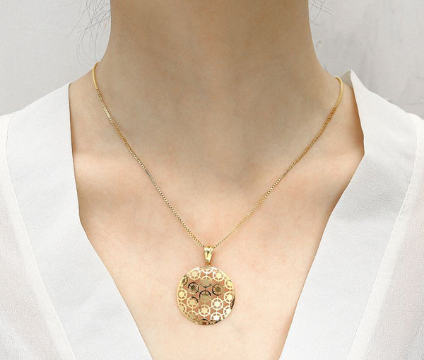 Hollow Round Jewellery Set