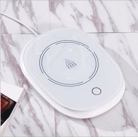 Mug with Heating Coaster Gift Set