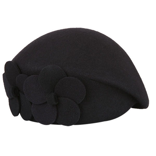 Winter Wool Felt French Beret