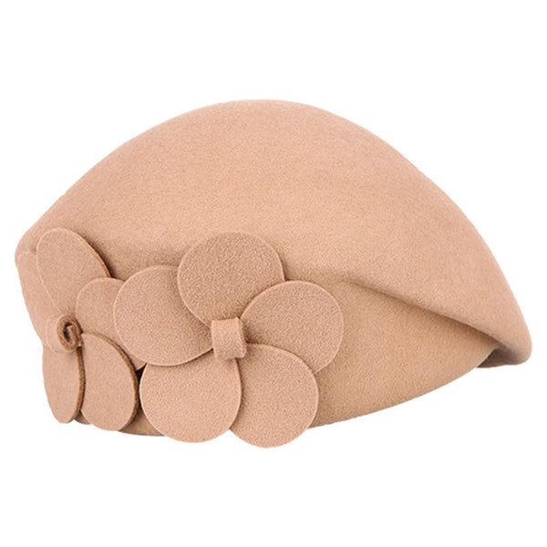 Winter Wool Felt French Beret